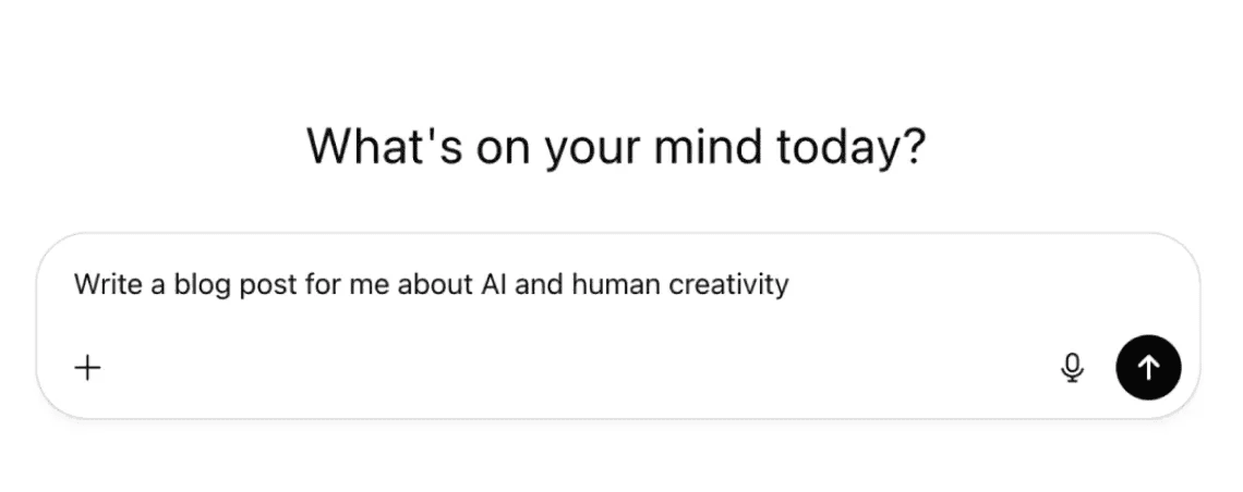 Writing generated by ChatGPT